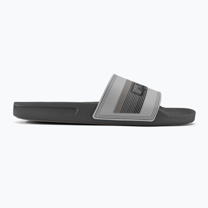 Pánske žabky Quiksilver Rivi Wordmark Slide grey 2