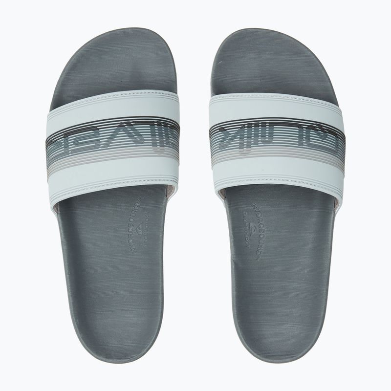 Pánske žabky Quiksilver Rivi Wordmark Slide grey 12