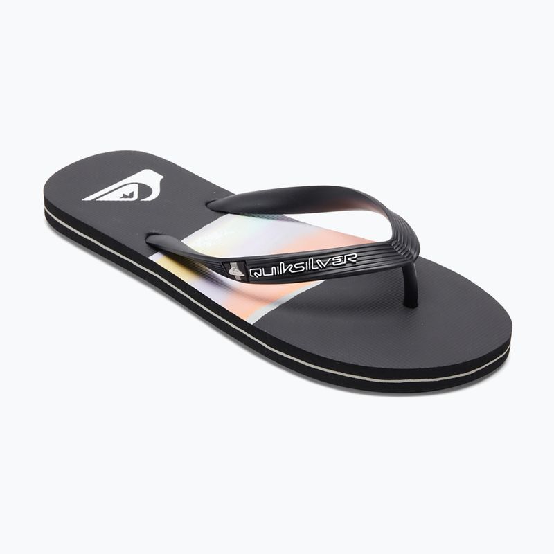 Pánske žabky Quiksilver Molokai Airbrushed black AQYL101317