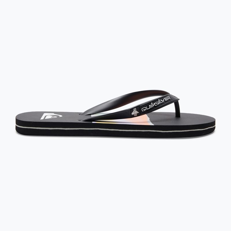 Pánske žabky Quiksilver Molokai Airbrushed black AQYL101317 2