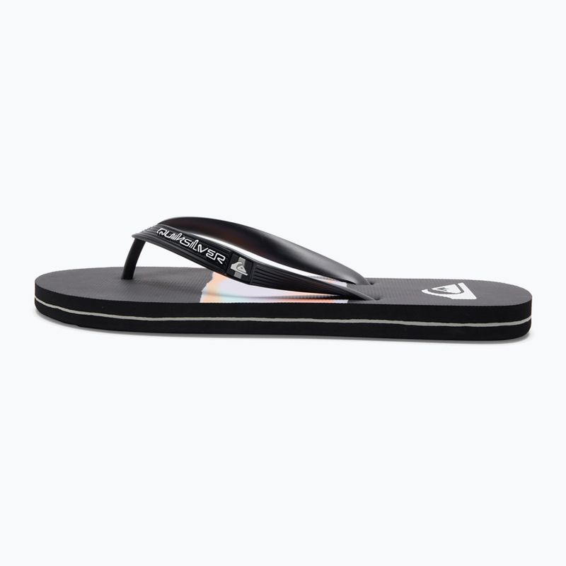 Pánske žabky Quiksilver Molokai Airbrushed black AQYL101317 3