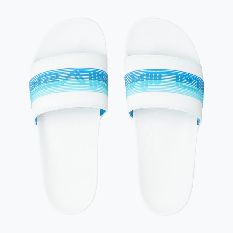 Pánske žabky Quiksilver Rivi Wordmark Slide white/blue/blue 12