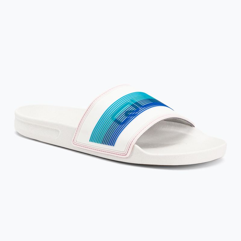 Pánske žabky Quiksilver Rivi Wordmark Slide white/blue/blue