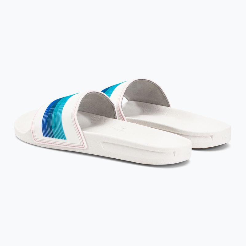 Pánske žabky Quiksilver Rivi Wordmark Slide white/blue/blue 3