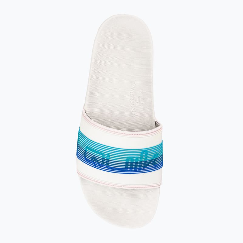 Pánske žabky Quiksilver Rivi Wordmark Slide white/blue/blue 6