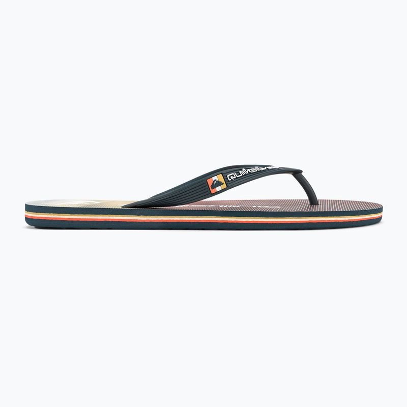 Pánske žabky Quiksilver Molokai Massive grey/orange/grey 2