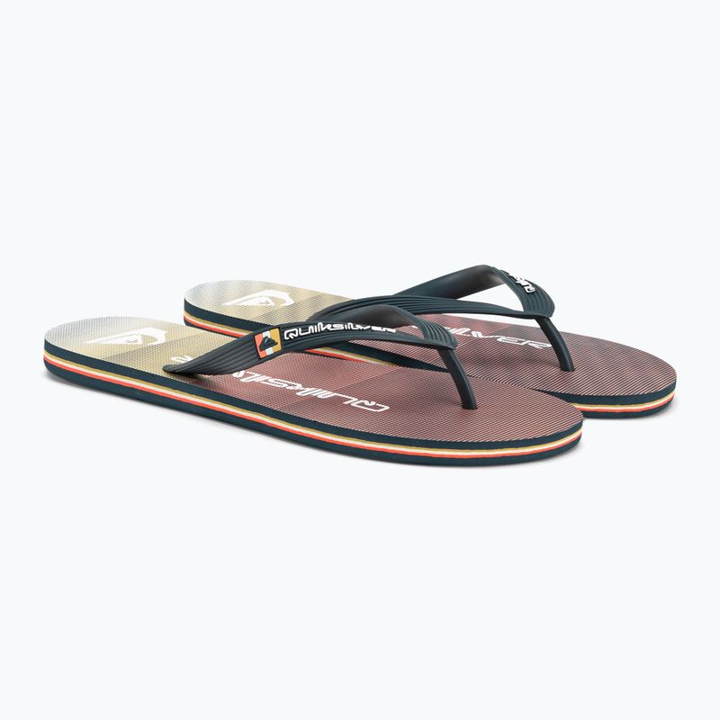 Pánske žabky Quiksilver Molokai Massive grey/orange/grey 4