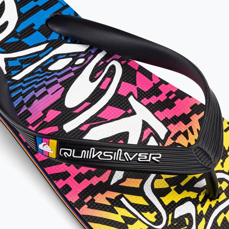 Pánske žabky Quiksilver Molokai Wordblock vo farbe AQYL101287 7