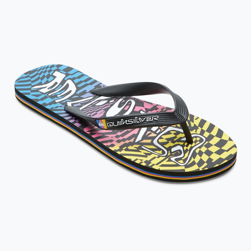 Pánske žabky Quiksilver Molokai Wordblock vo farbe AQYL101287 8