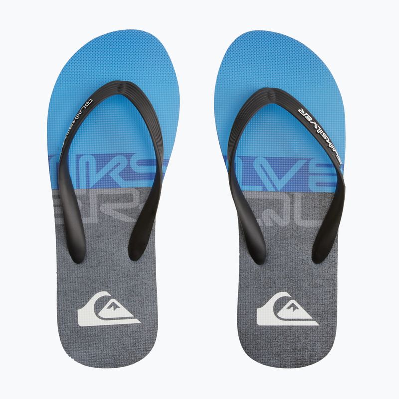 Quiksilver pánske žabky Molokai Wordblock blue-grey AQYL101287 9