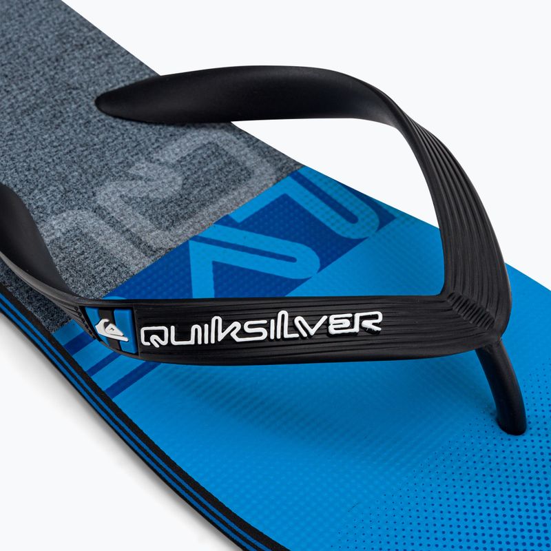 Quiksilver pánske žabky Molokai Wordblock blue-grey AQYL101287 7