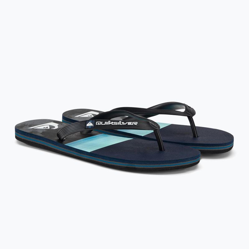 Quiksilver Molokai Panel pánske žabky navy blue AQYL101263-XBBS 4