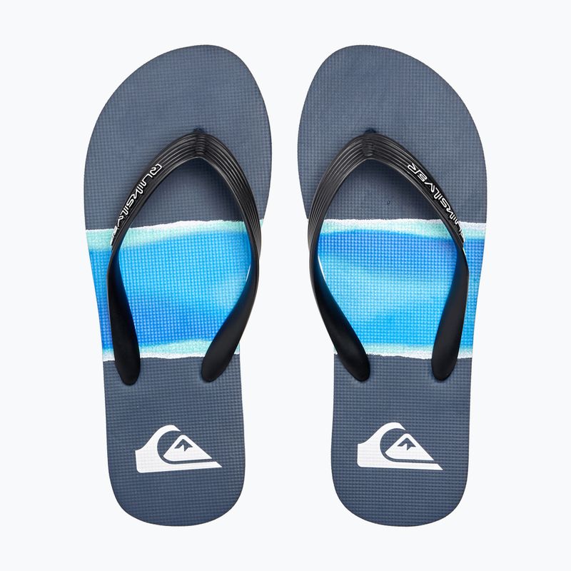 Pánske žabky Quiksilver Molokai Airbrushed blue AQYL101317 12