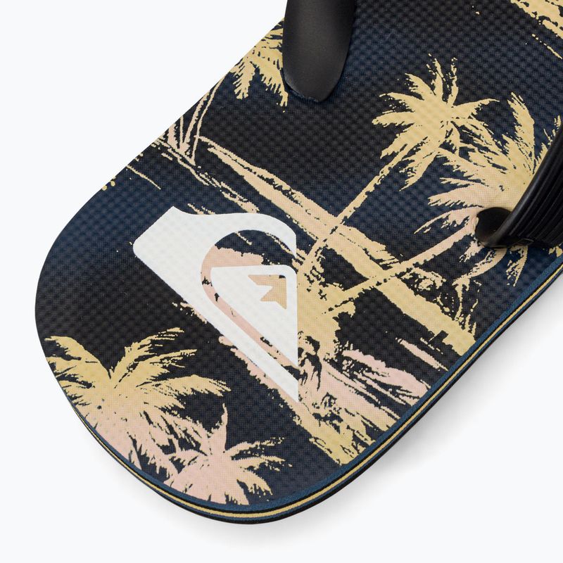 Quiksilver Molokai Air Flow pánske žabky black and yellow AQYL101318 7