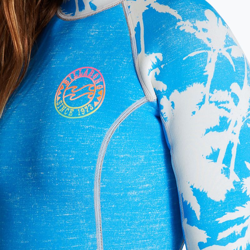 Dámsky neoprénový oblek Billabong Spring Fever LS Spring blue hawaii 3