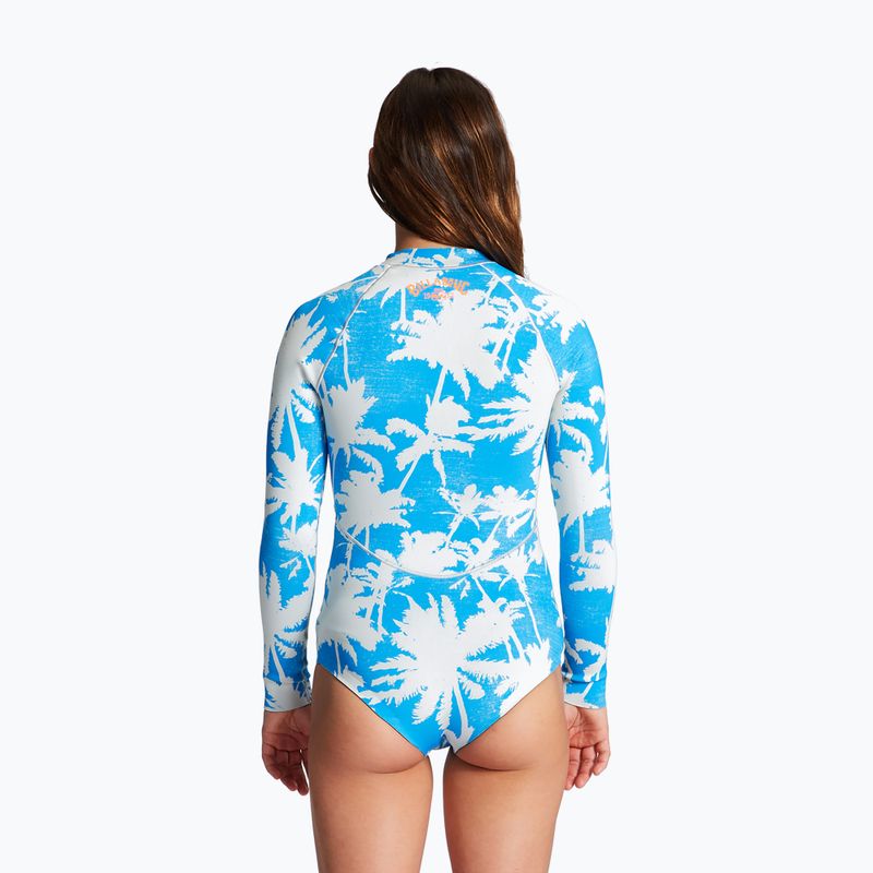 Dámsky neoprénový oblek Billabong Salty Dayz Light LS Spring blue hawaii 2