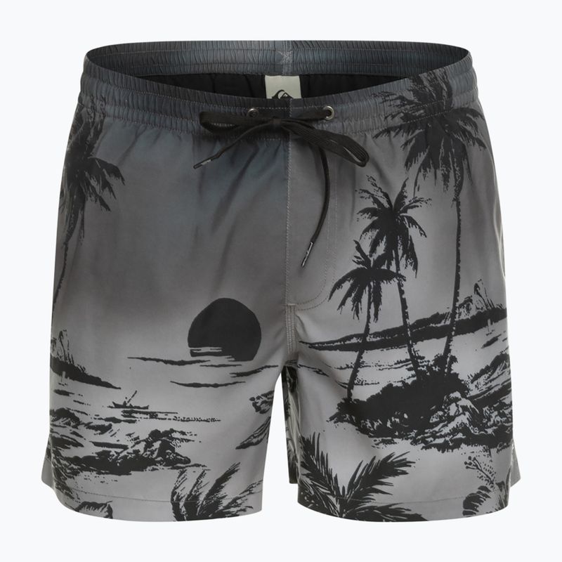 Pánske plavecké šortky Quiksilver Everyday Paradise Volley 15" sivé EQYJV03999-KVJ6