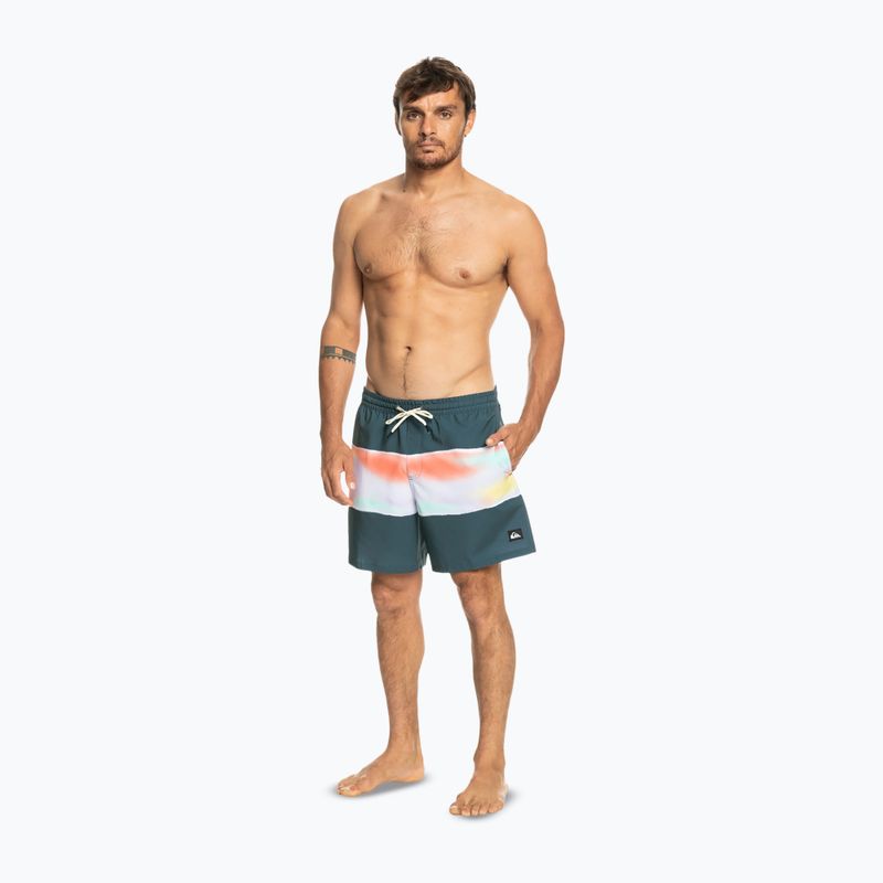 Pánske plavecké šortky Quiksilver Surfsilk Air-Brush Volley 17Nb navy blue EQYJV04011 2