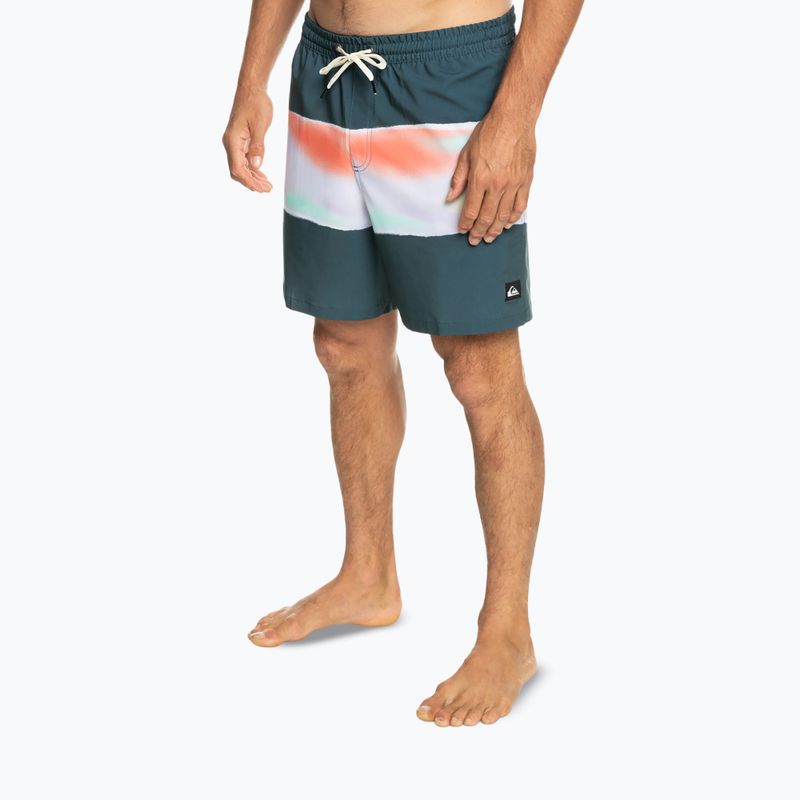 Pánske plavecké šortky Quiksilver Surfsilk Air-Brush Volley 17Nb navy blue EQYJV04011 4