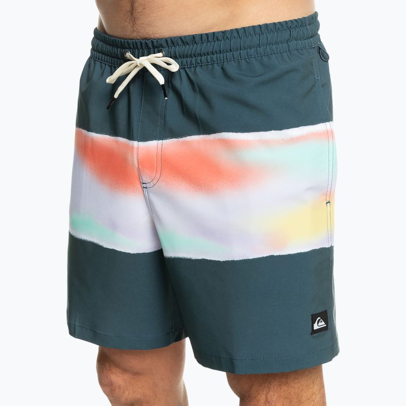Pánske plavecké šortky Quiksilver Surfsilk Air-Brush Volley 17Nb navy blue EQYJV04011 5