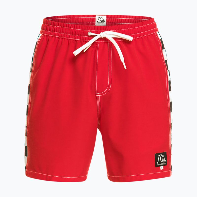 Pánske plavecké šortky Quiksilver Original Arch Volley 17" červené EQYJV03995-RQC0