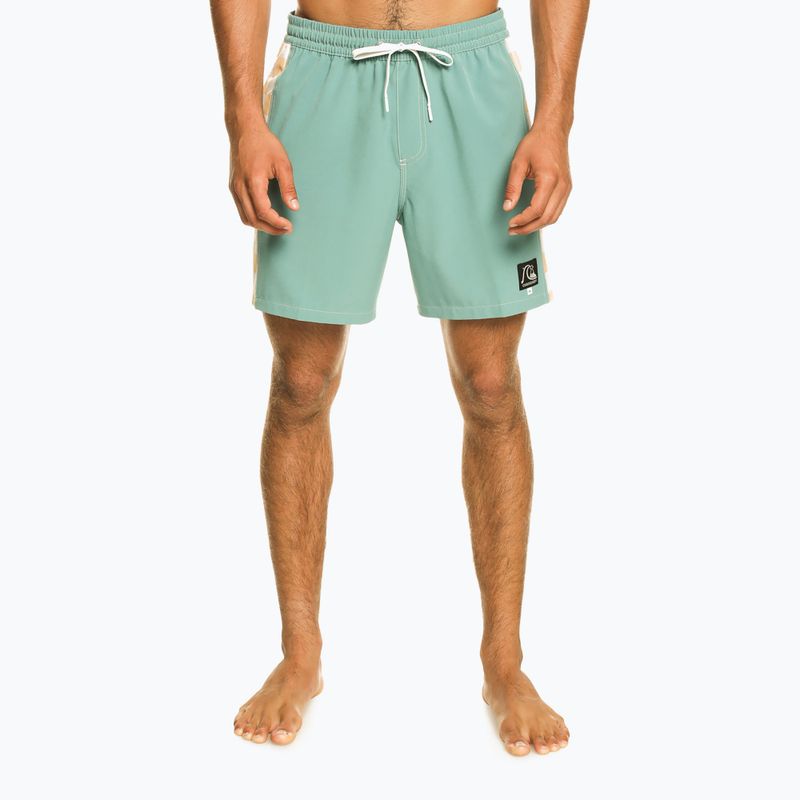 Pánske plavecké šortky Quiksilver Original Arch Volley 17" modré EQYJV03995-BLZ0 2