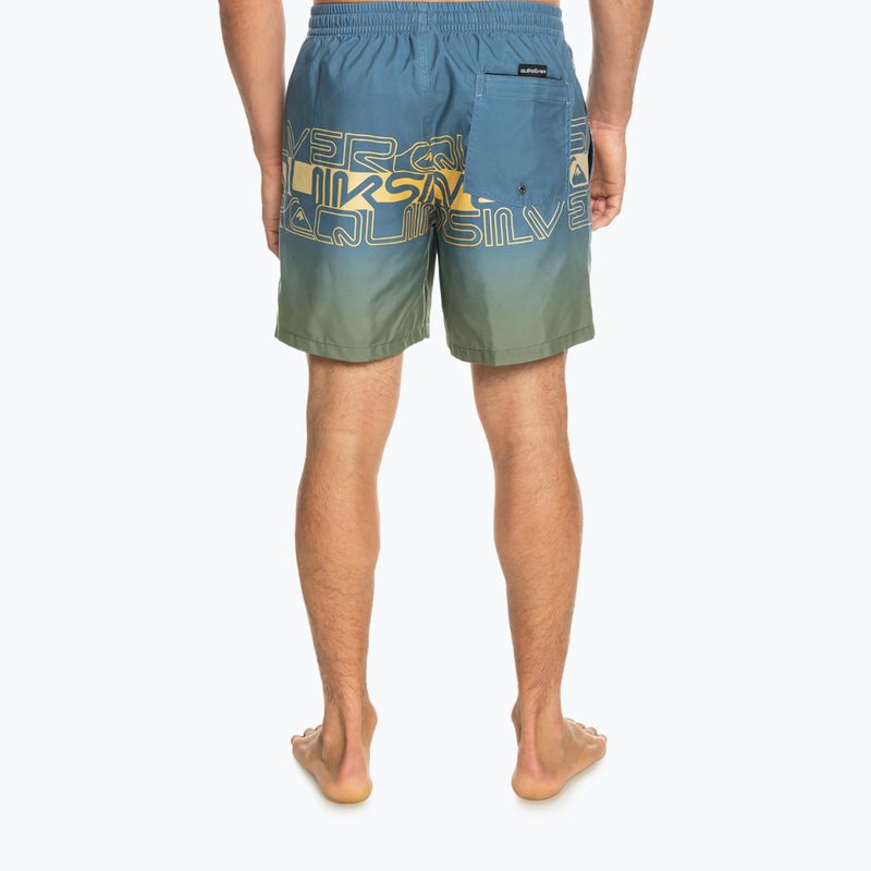 Pánske plavecké šortky Quiksilver Everyday Wordblock Volley 17" modré EQYJV04005-BYG6 3