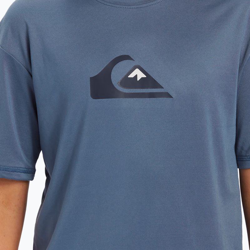 Detské plavecké tričko Quiksilver Solid Streak SS Y bearing sea 6