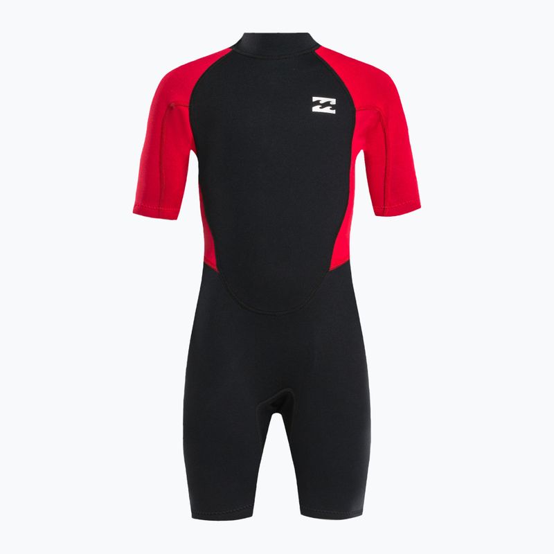 Detská plavecká pena Billabong 2/2 Boys Intruder BZ SS Spring red 2