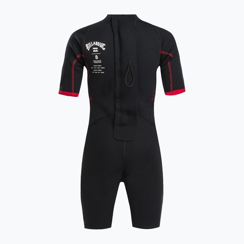 Detská plavecká pena Billabong 2/2 Boys Intruder BZ SS Spring red 5