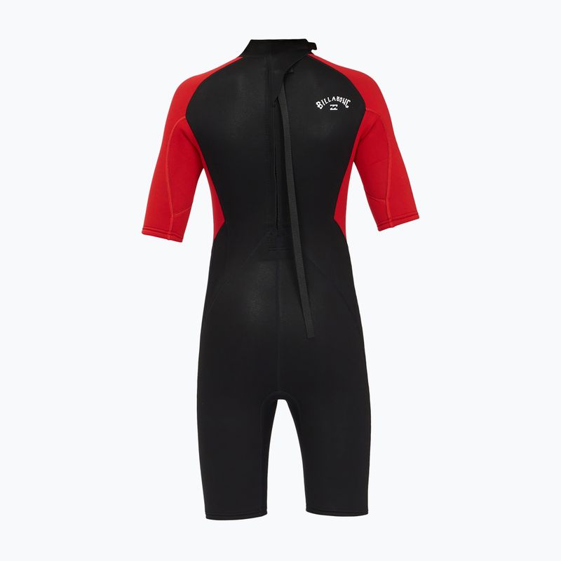 Detská plavecká pena Billabong 2/2 Boys Intruder BZ SS Spring red 7