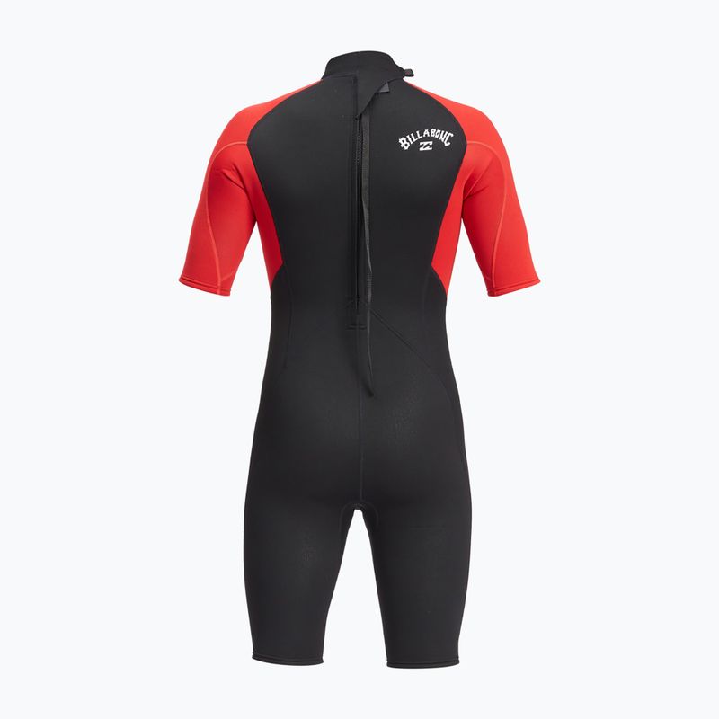 Pánsky neoprénový oblek Billabong 2/2 Intruder BZ SS Spring red 2