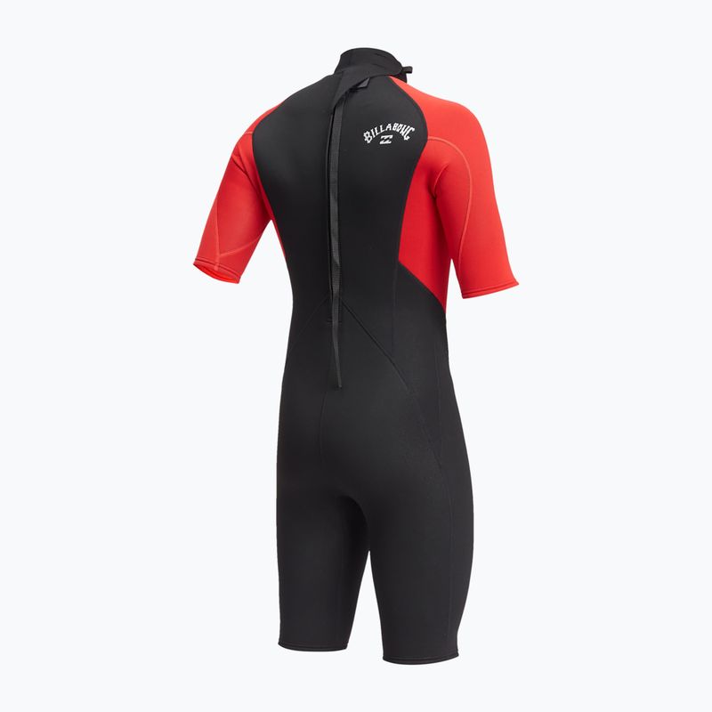 Pánsky neoprénový oblek Billabong 2/2 Intruder BZ SS Spring red 5