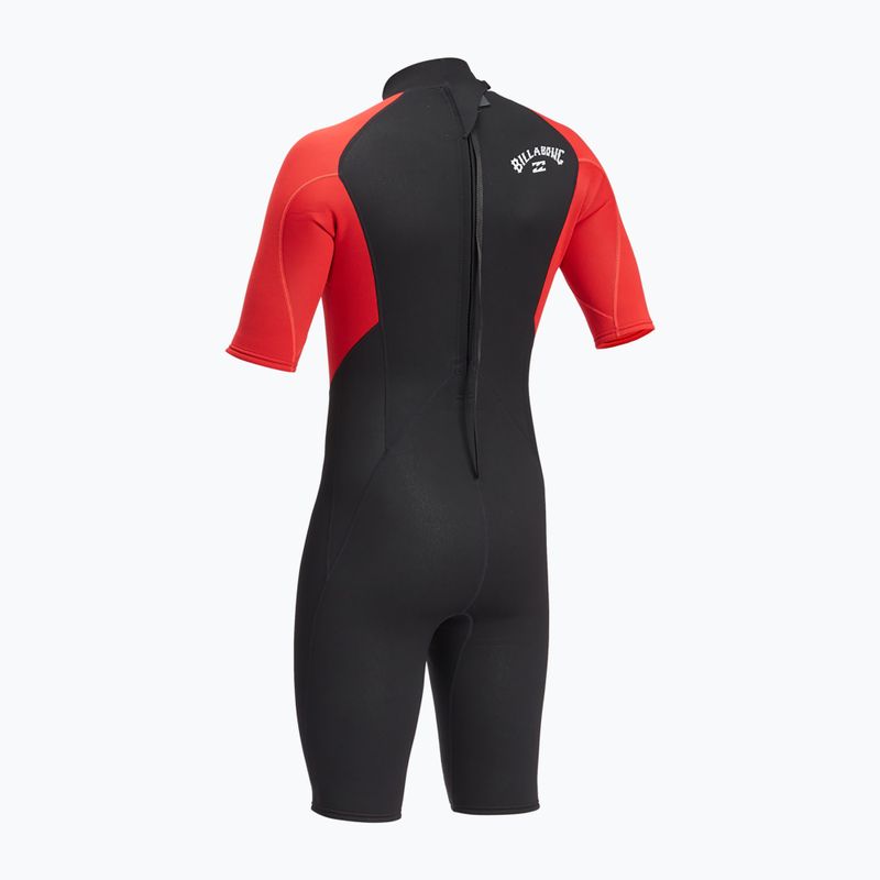 Pánsky neoprénový oblek Billabong 2/2 Intruder BZ SS Spring red 6