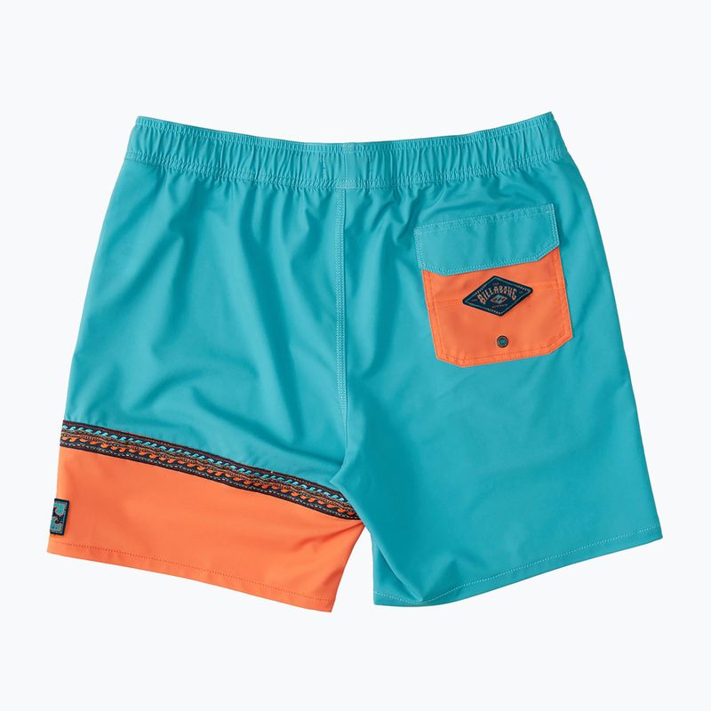 Pánske plavecké šortky Billabong Burleigh Layback aqua 2
