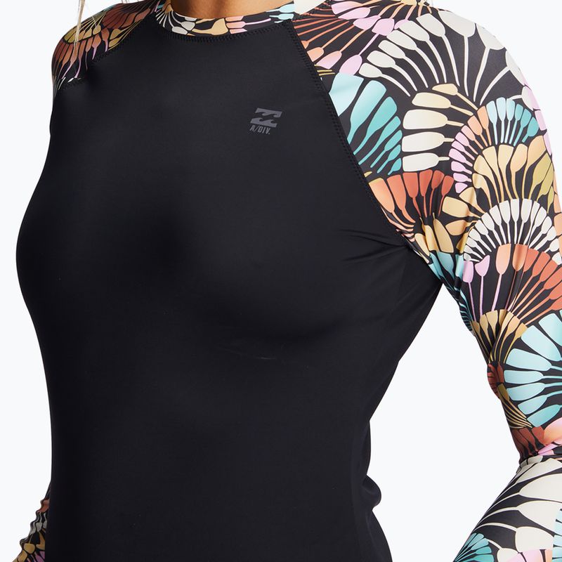 Dámske plavecké tričko Billabong A/Div black multi 2 3