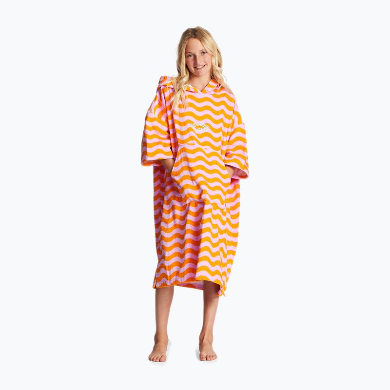 Dámske pončá Billabong Womens Hooded Towel waves all day