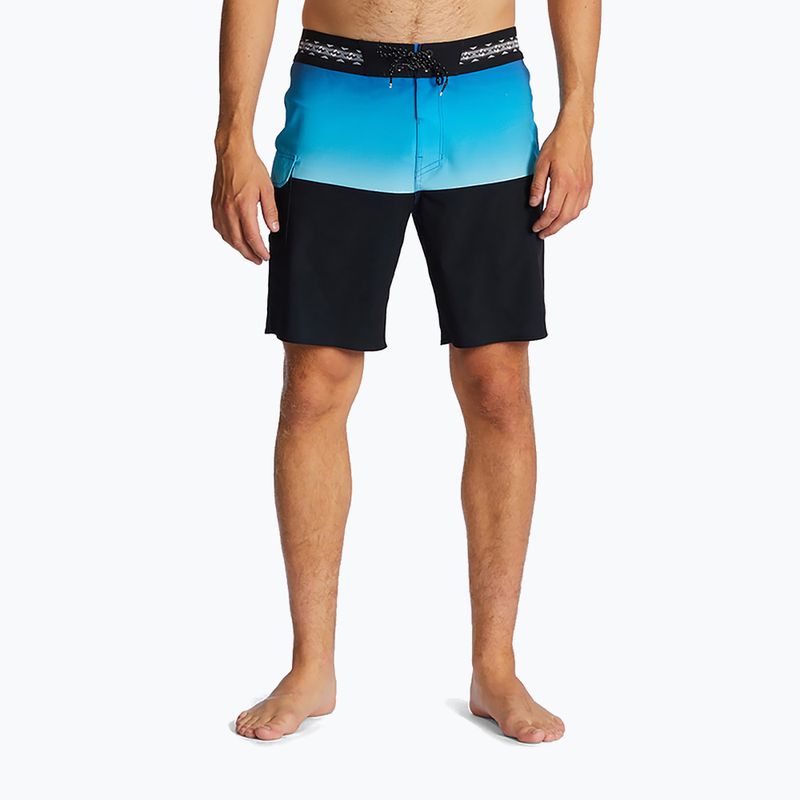Pánske plavecké šortky Billabong Fifty50 Pro neon blue