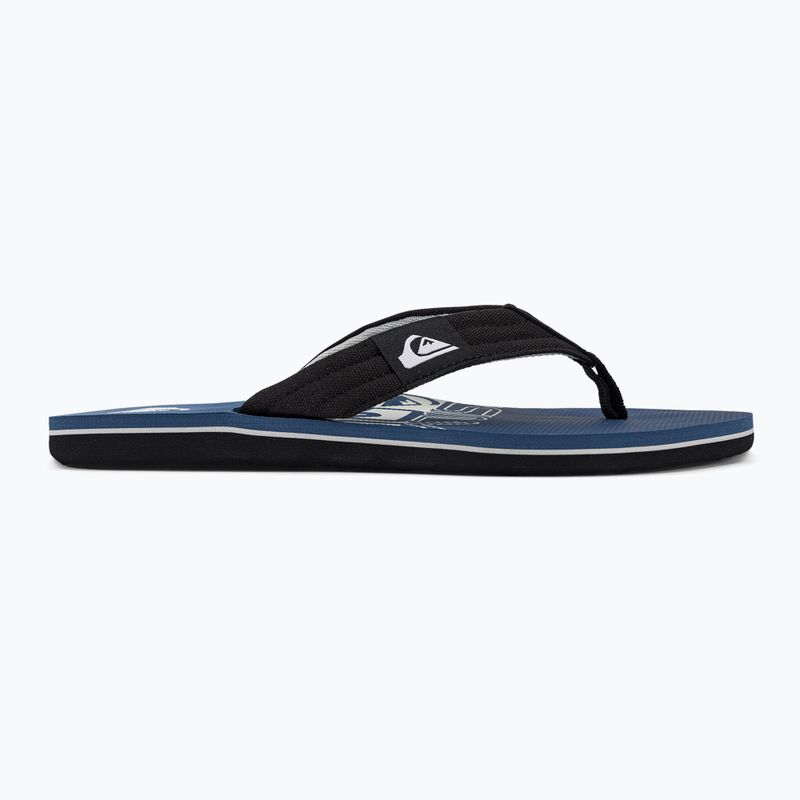 Quiksilver Molokai Layback II pánske žabky modré AQYL101339 2