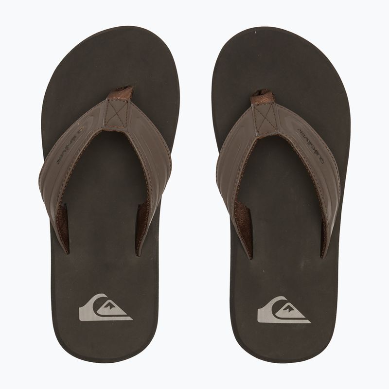 Quiksilver pánske žabky Monkey Wrench Core brown AQYL101324 11