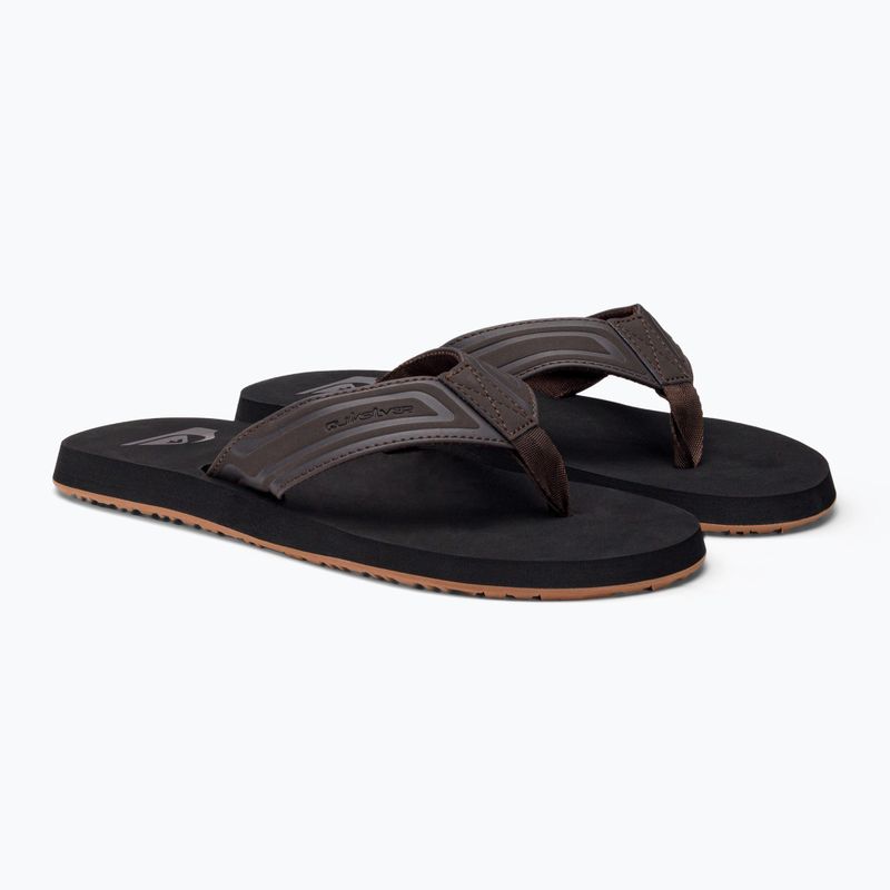 Quiksilver pánske žabky Monkey Wrench Core brown AQYL101324 4
