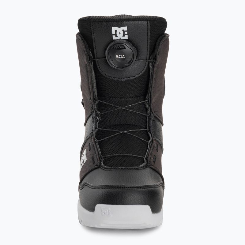 Detské topánky na snowboard DC Youth Scout Jr black/white 3