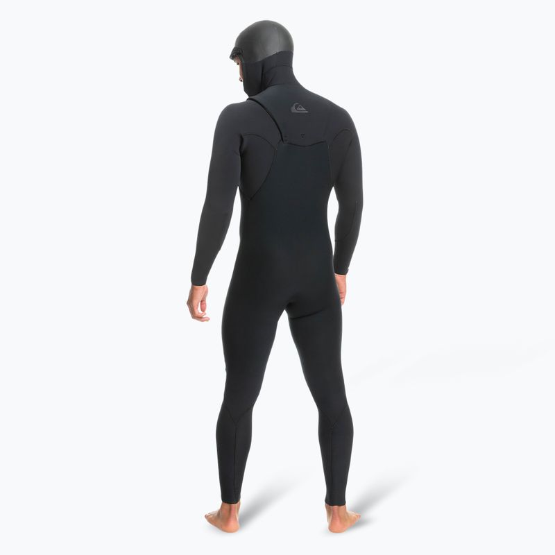 Pánsky neoprén Quiksilver Highline 5/4/3 Chest Zip Hooded black 3