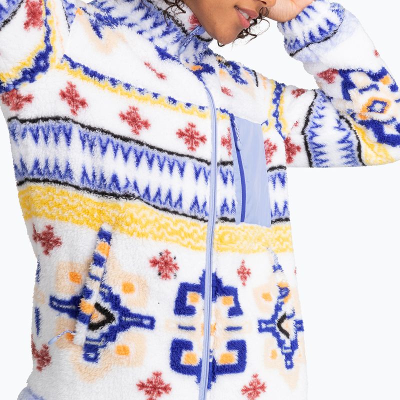 Dámska mikina ROXY Alabama Full Zip bright white chandail 5