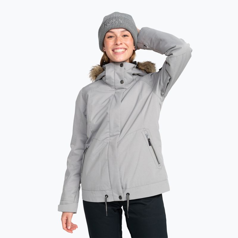 Dámska snowboardová bunda ROXY Meade heather grey