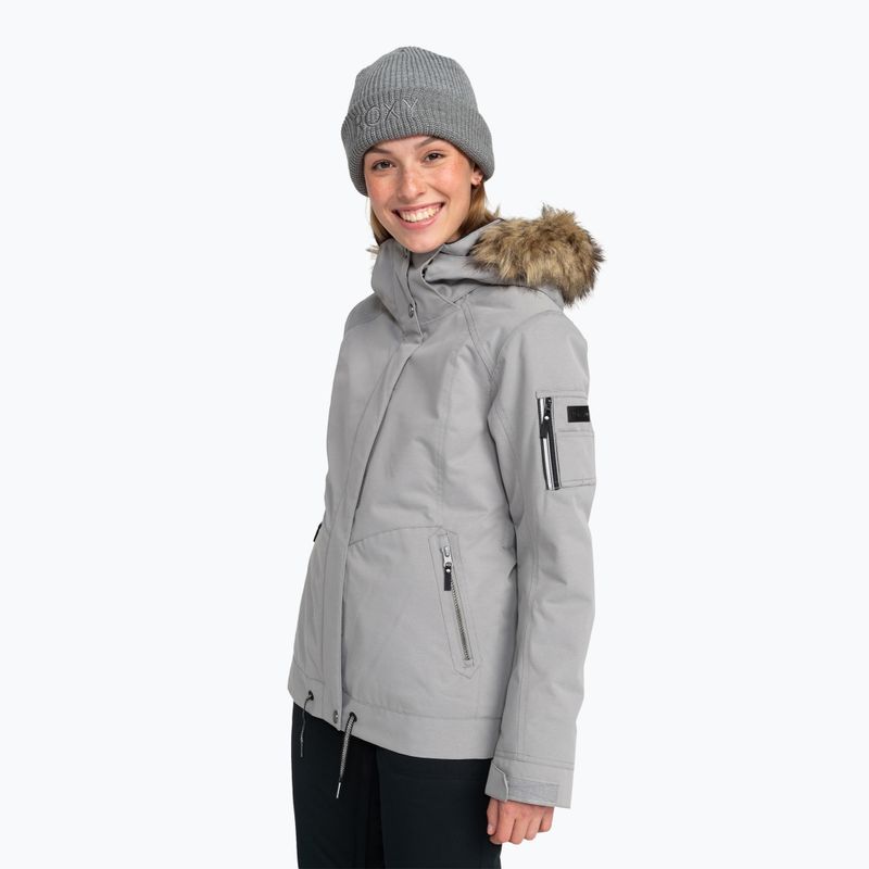 Dámska snowboardová bunda ROXY Meade heather grey 2