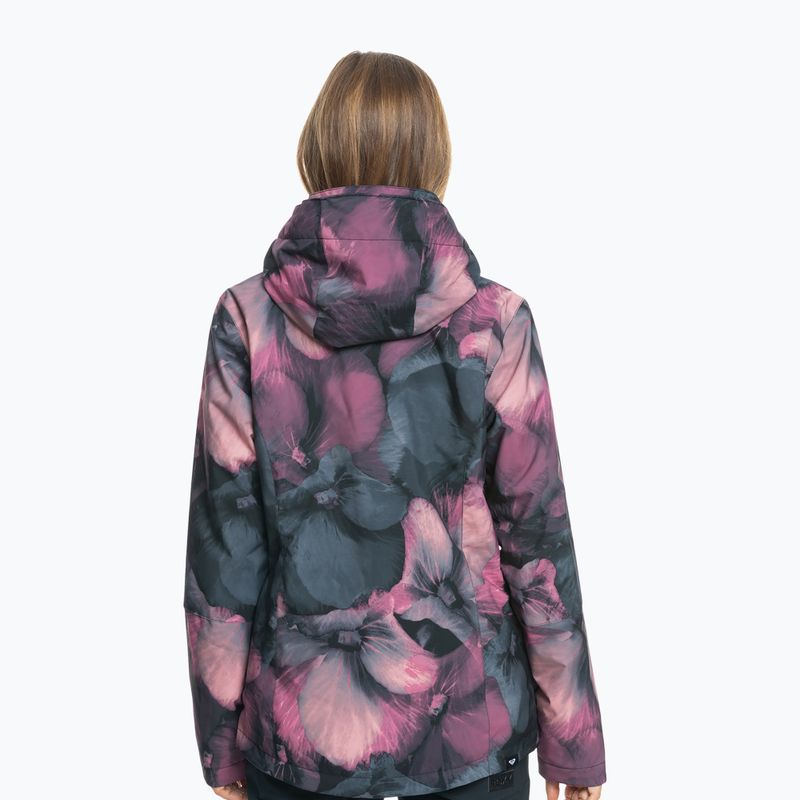 Dámska snowboardová bunda ROXY Jetty true black pansy 2