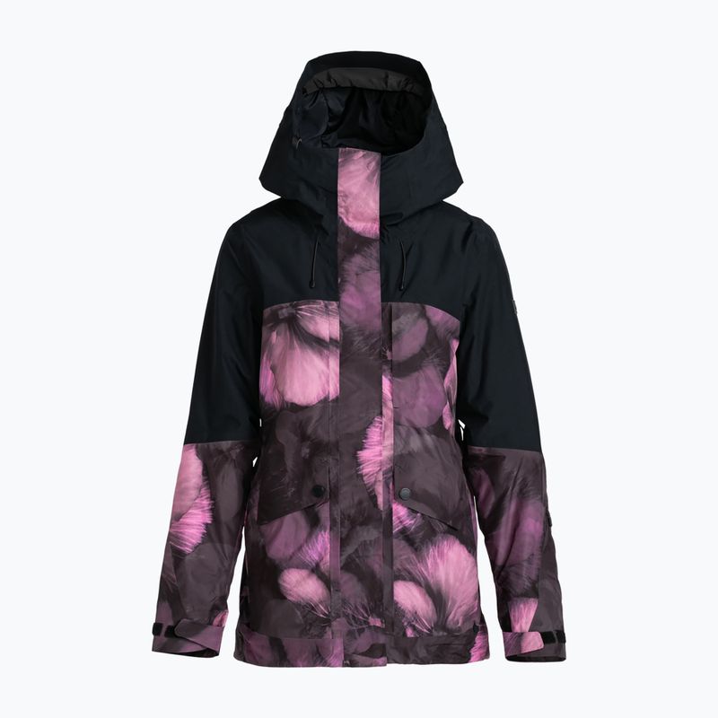 Dámska snowboardová bunda ROXY Gore-Tex Glade Printed true black pansy pansy 6