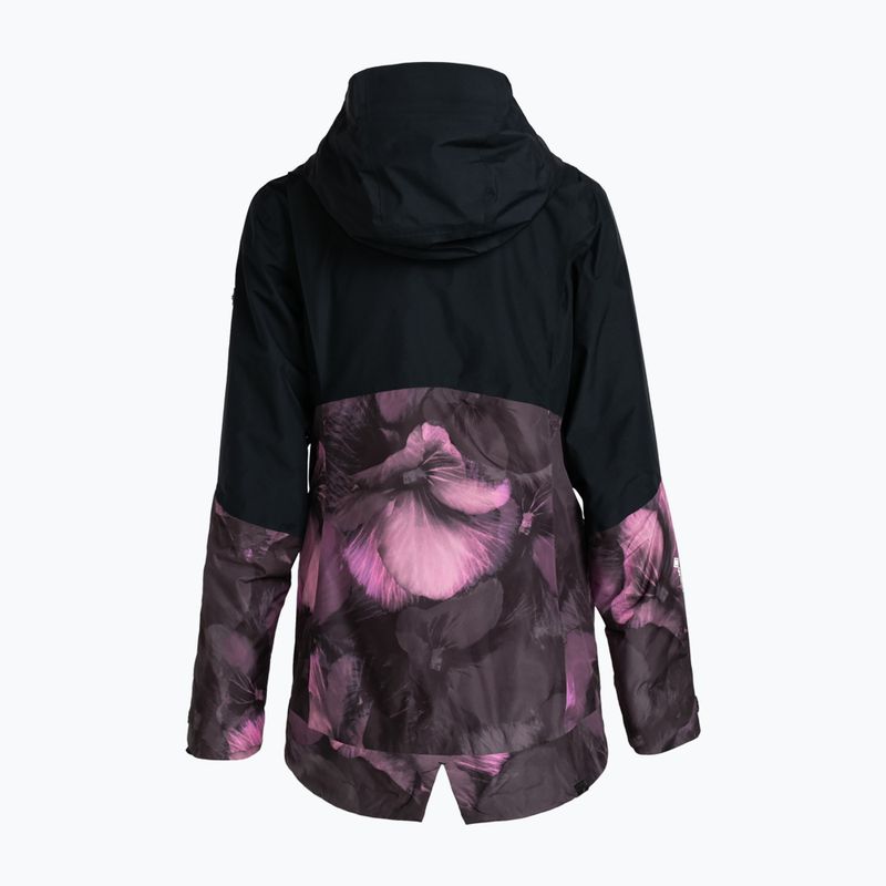 Dámska snowboardová bunda ROXY Gore-Tex Glade Printed true black pansy pansy 7