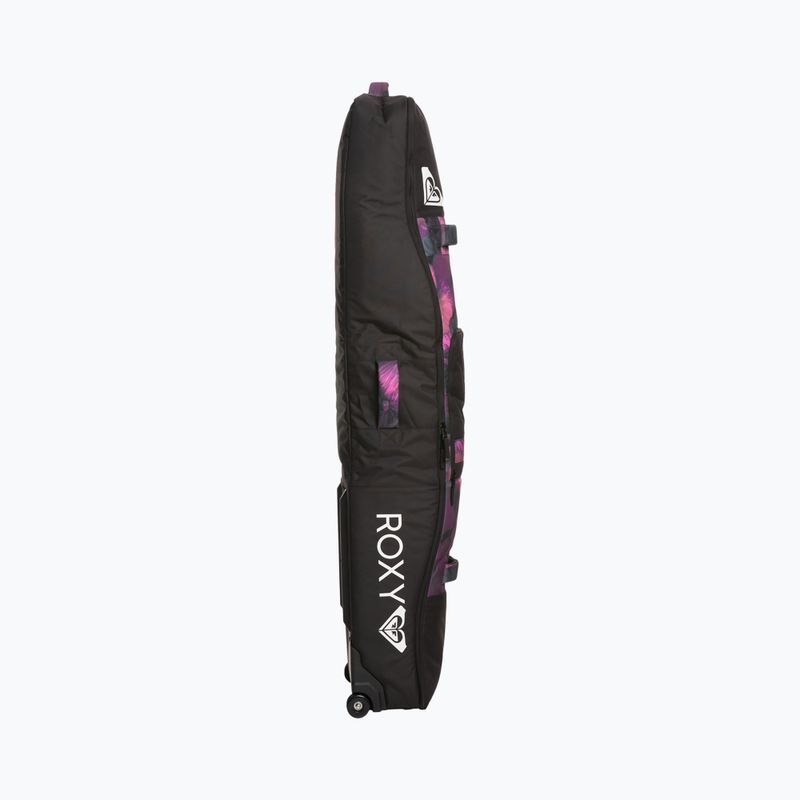 ROXY Vermont Wheelie Board cover true black pansy pansy 2